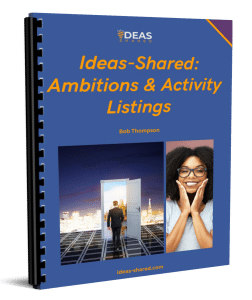 Ambitions & Activity Listings Mockup image