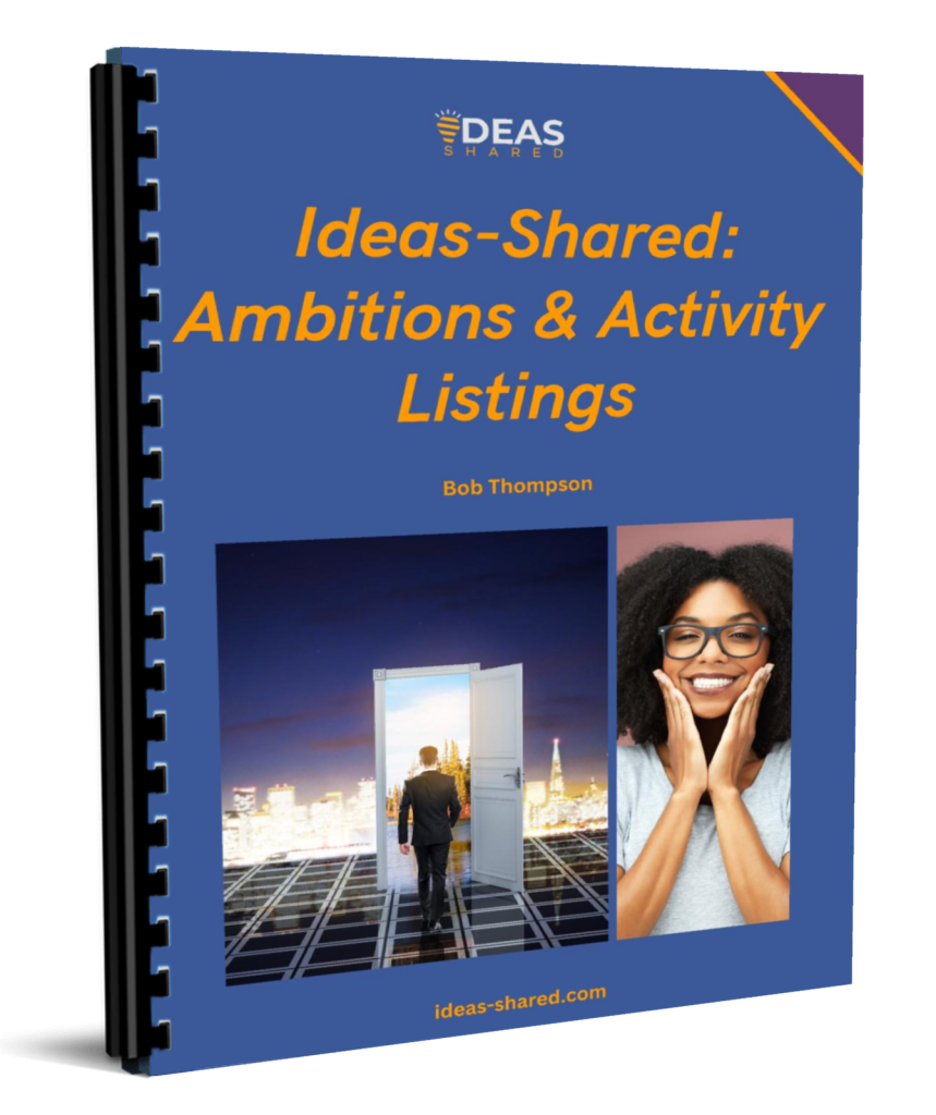 Ambitions & Activity Listings Mockup image