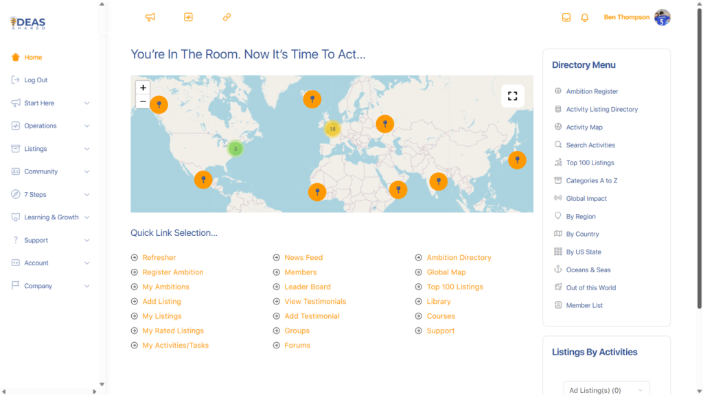 Member Homepage as at 15 May 2025 1