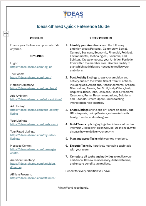 Quick Reference Guide image